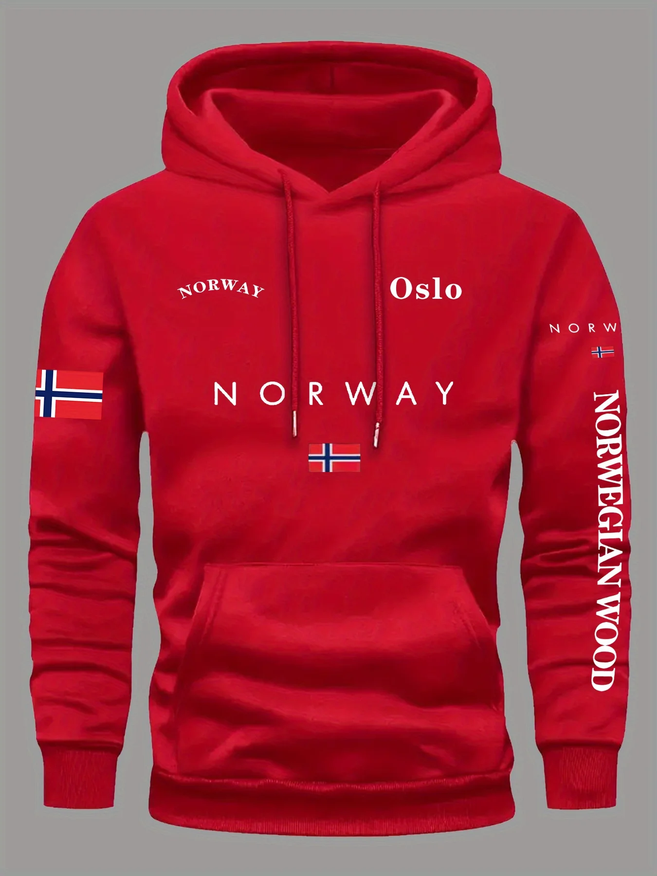 Outdoor Adventures Clothing - NORWAY Flag Hoodies Men Women Outdoor