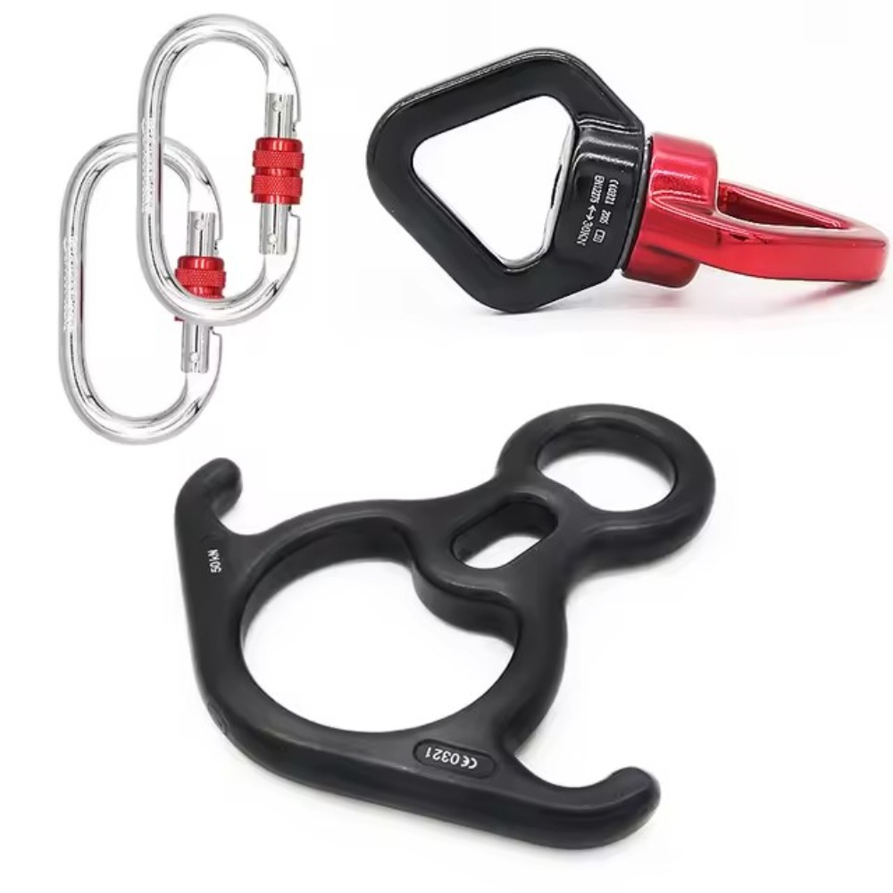 Outdoor Adventure Training - Aerial Silk Yoga Hardware Kit 30kN