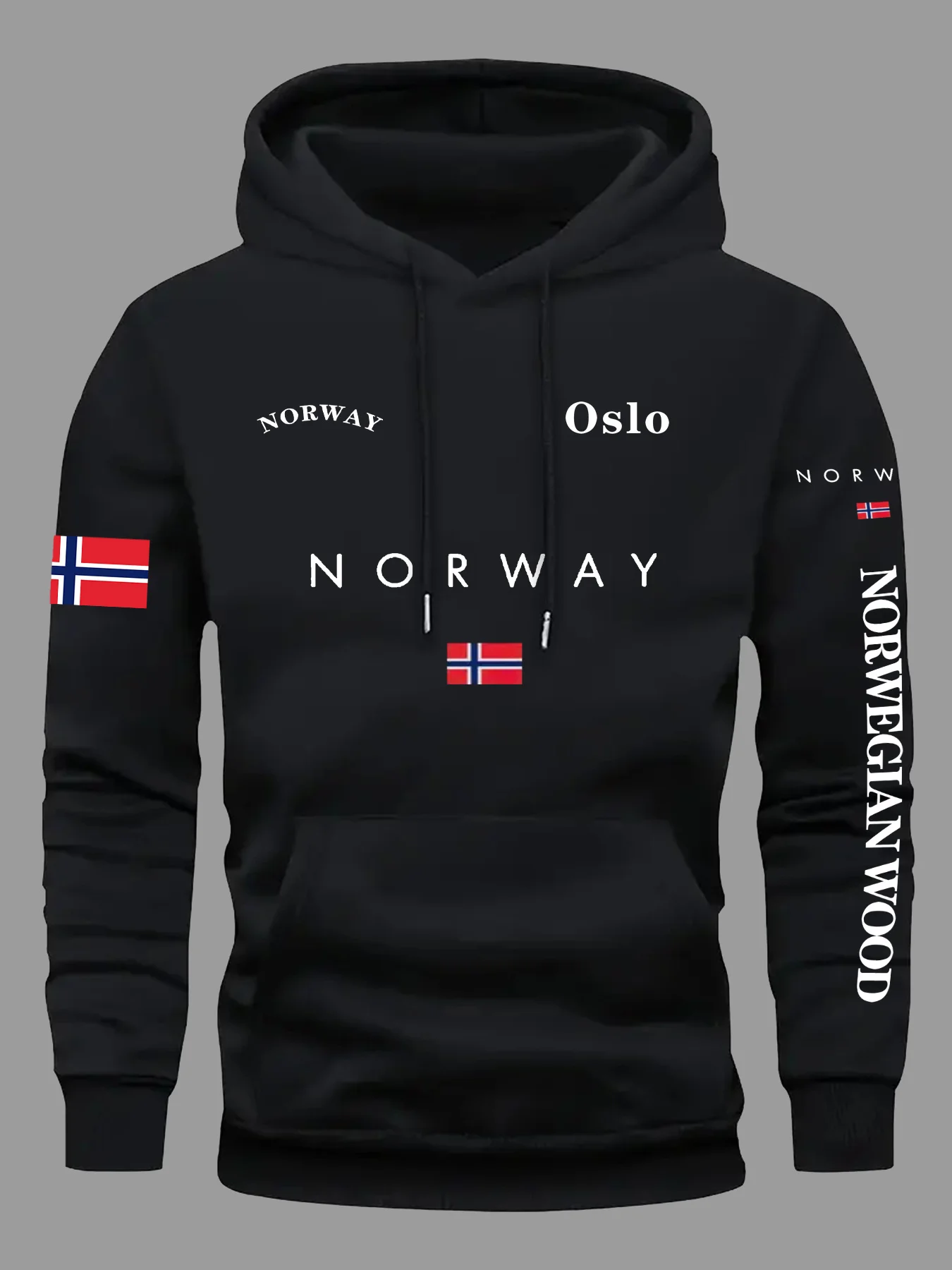 NORWAY Flag Hoodies Men Women  - Outdoor Adventures Clothing ulasan dan harga