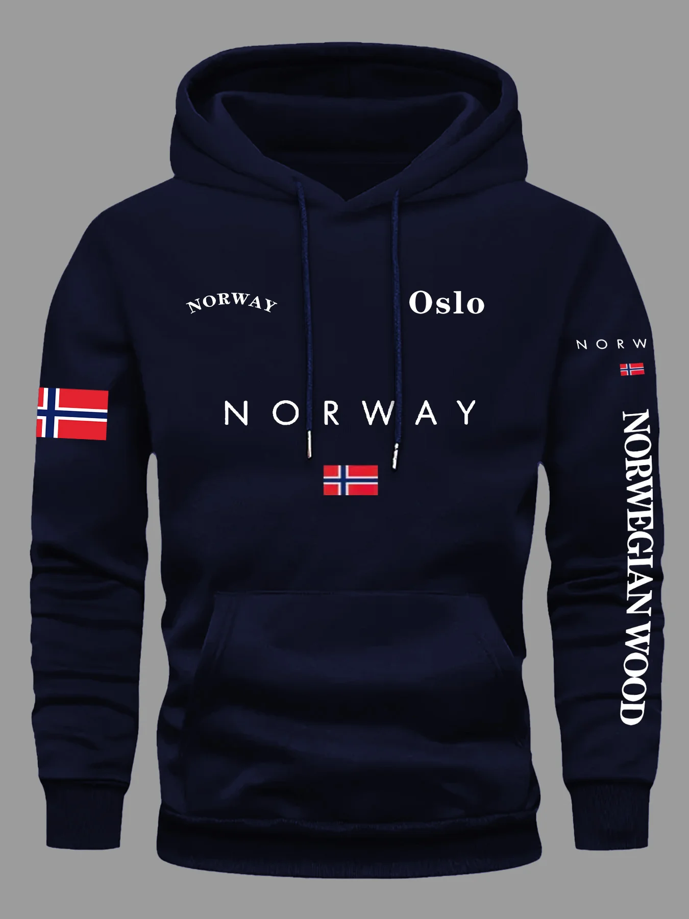 NORWAY Flag Hoodies Men Women  - Outdoor Adventures Clothing ulasan dan harga
