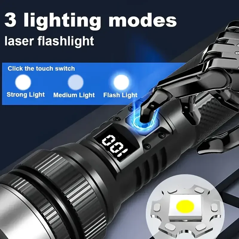 900000LM Powerful LED Flashlig - Outdoor Adventure Inc ulasan dan harga