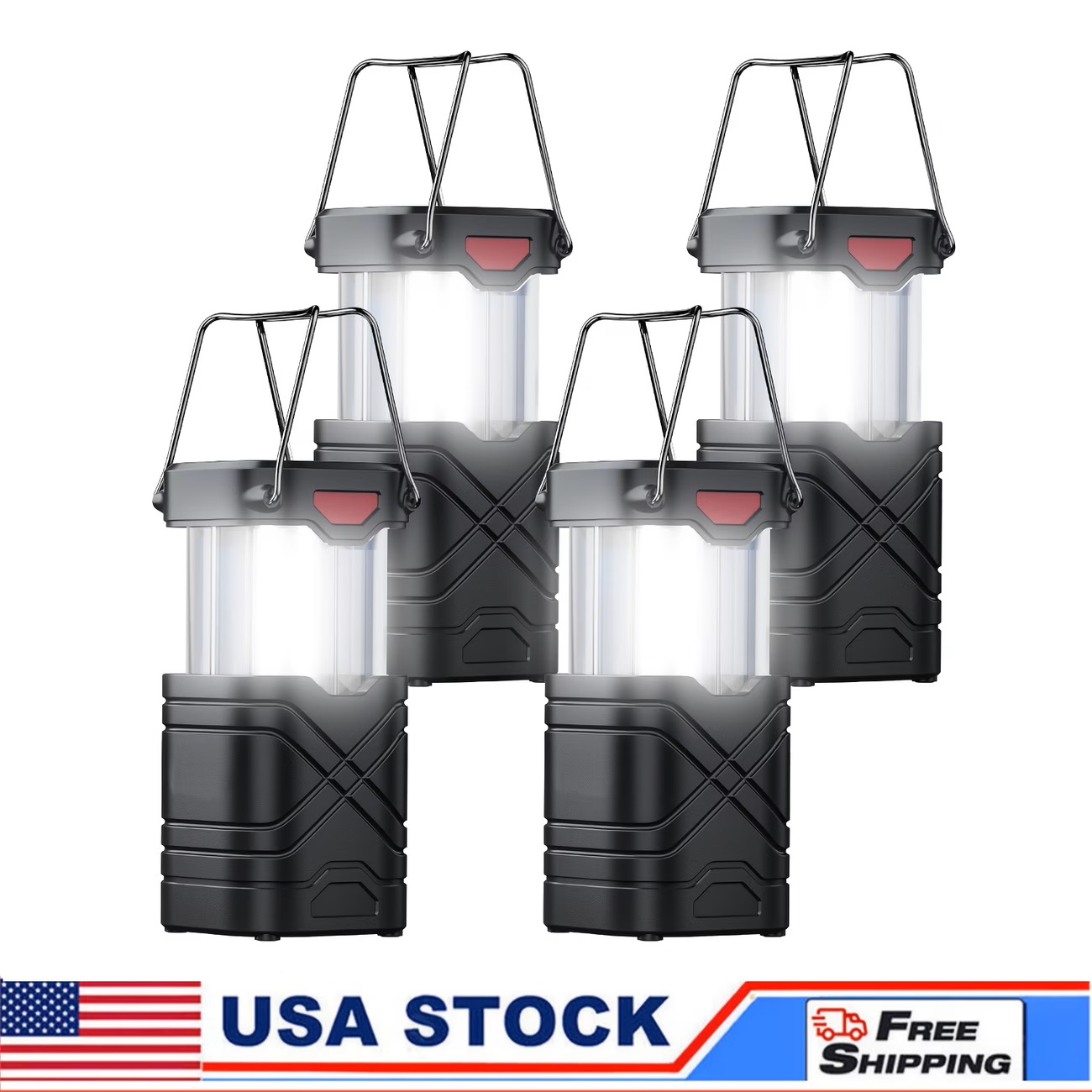 Solar Camping Lantern 2/4-Pack - Outdoor Adventure Inc ulasan dan harga