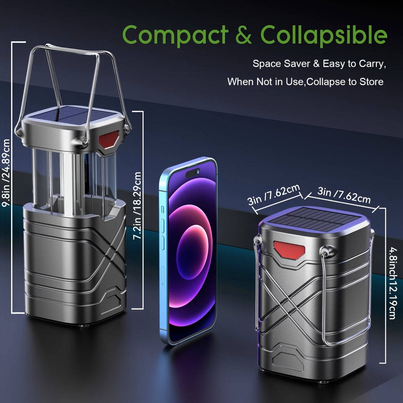 Solar Camping Lantern 2/4-Pack - Outdoor Adventure Inc ulasan dan harga