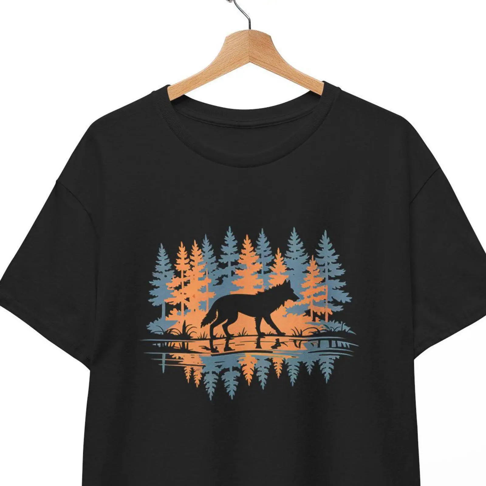 Wolf Nature T Shirt Wildlife C - Outdoor Adventure Enthusiast ulasan dan harga