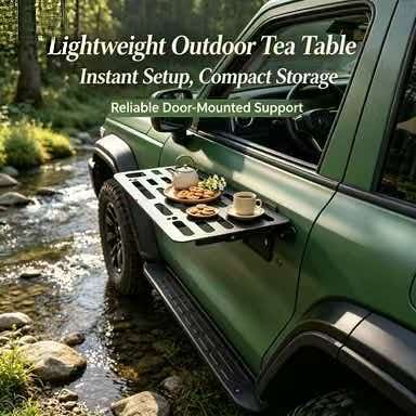Portable Car Door Hanging Fold - Outdoor Adventure Table With Storage ulasan dan harga