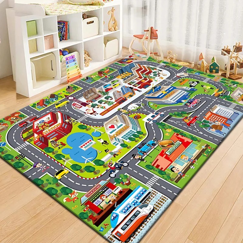 Colorful Kids City Map Play Ma - Outdoor Adventure Educator ulasan dan harga