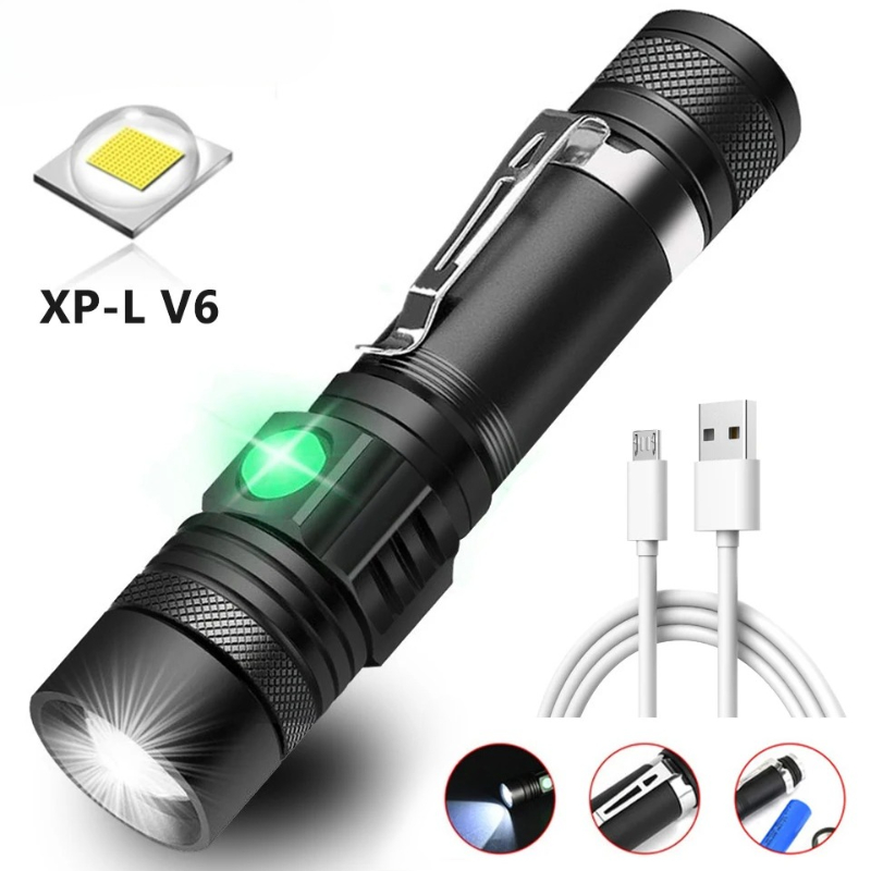 1000LM LED Flashlight Type-C R - Outdoor Adventure Inc ulasan dan harga