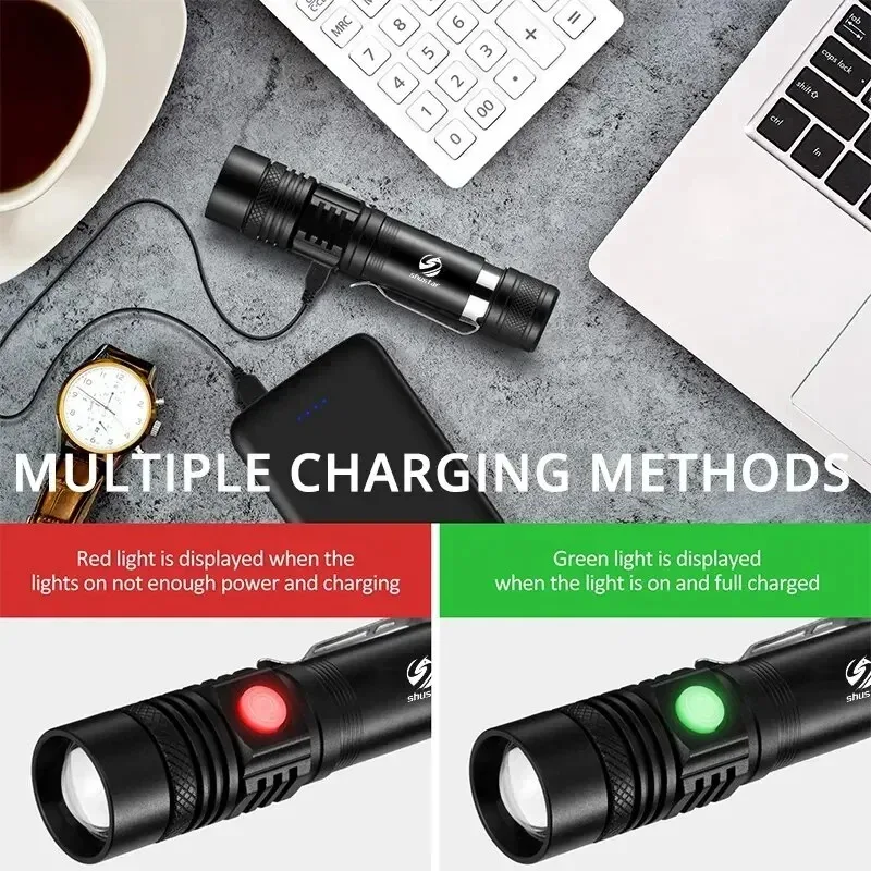 1000LM LED Flashlight Type-C R - Outdoor Adventure Inc ulasan dan harga