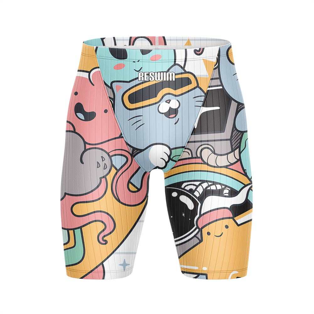 Summer Men's Swim Jammer Swins - Outdoor Adventure Training ulasan dan harga