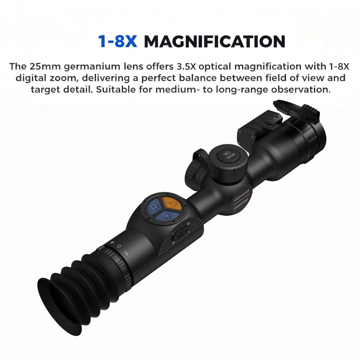 GRS225/GRS225RF 1-8x Thermal I - Outdoor Adventure Hours ulasan dan harga