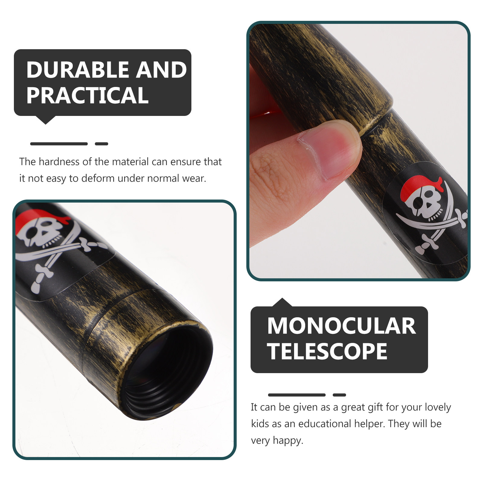 6Pcs Kids Pirate Telescope Mon - Outdoor Adventure Educator ulasan dan harga