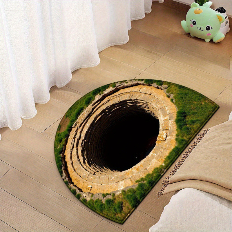 Fiery Lava Pit Volcano Mat Non - Outdoor Adventure Golf ulasan dan harga