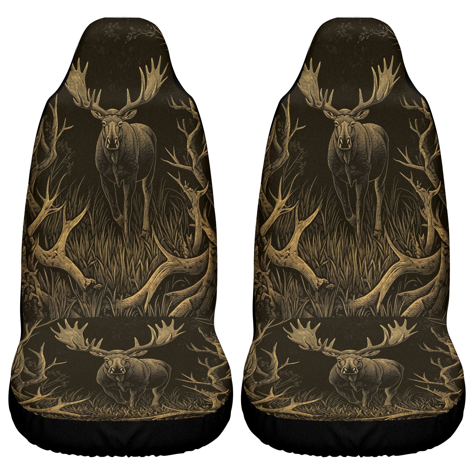 Car Seat Covers Brown Elk Patt - Outdoor Adventure Enthusiast ulasan dan harga