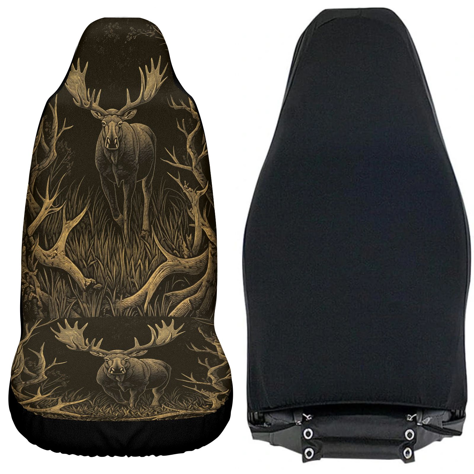 Car Seat Covers Brown Elk Patt - Outdoor Adventure Enthusiast ulasan dan harga