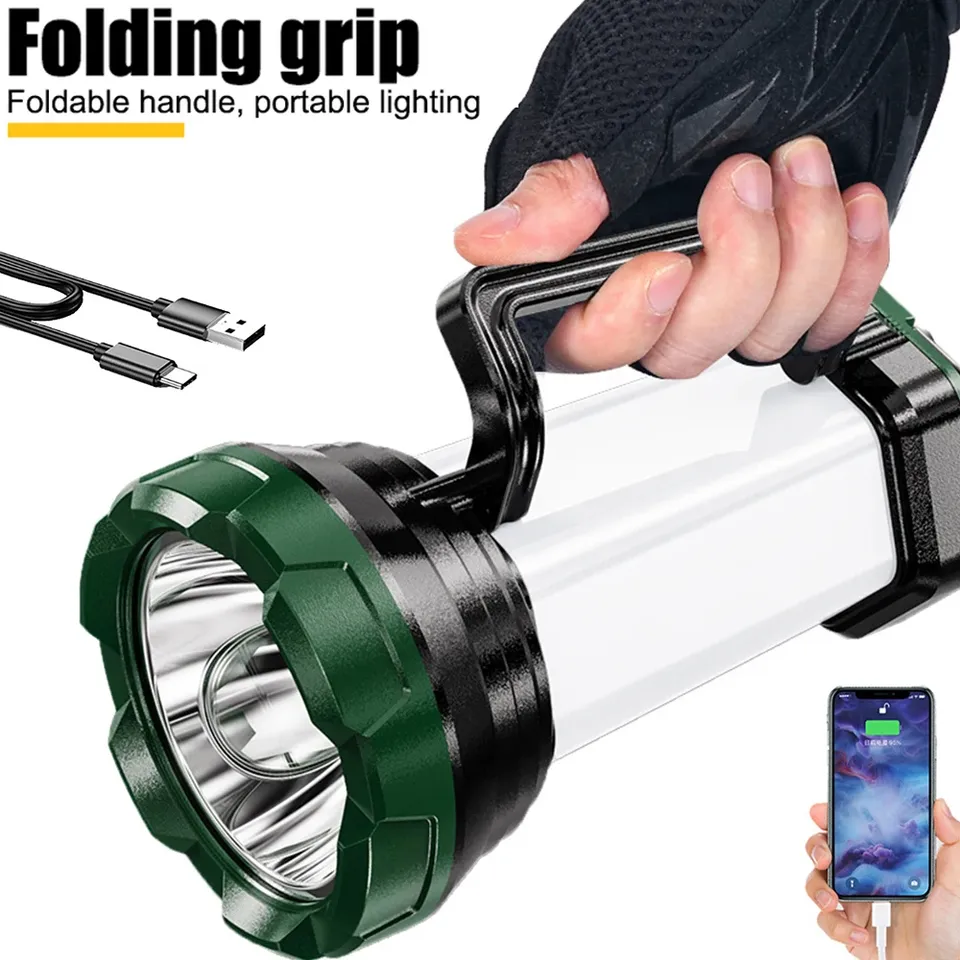 Portable LED Searchlight USB-C - Outdoor Adventure Inc ulasan dan harga