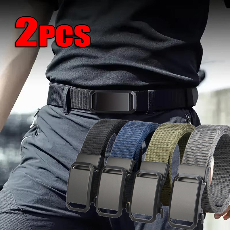 Canvas Tactical Belts Men's Du - Outdoor Adventure Training ulasan dan harga